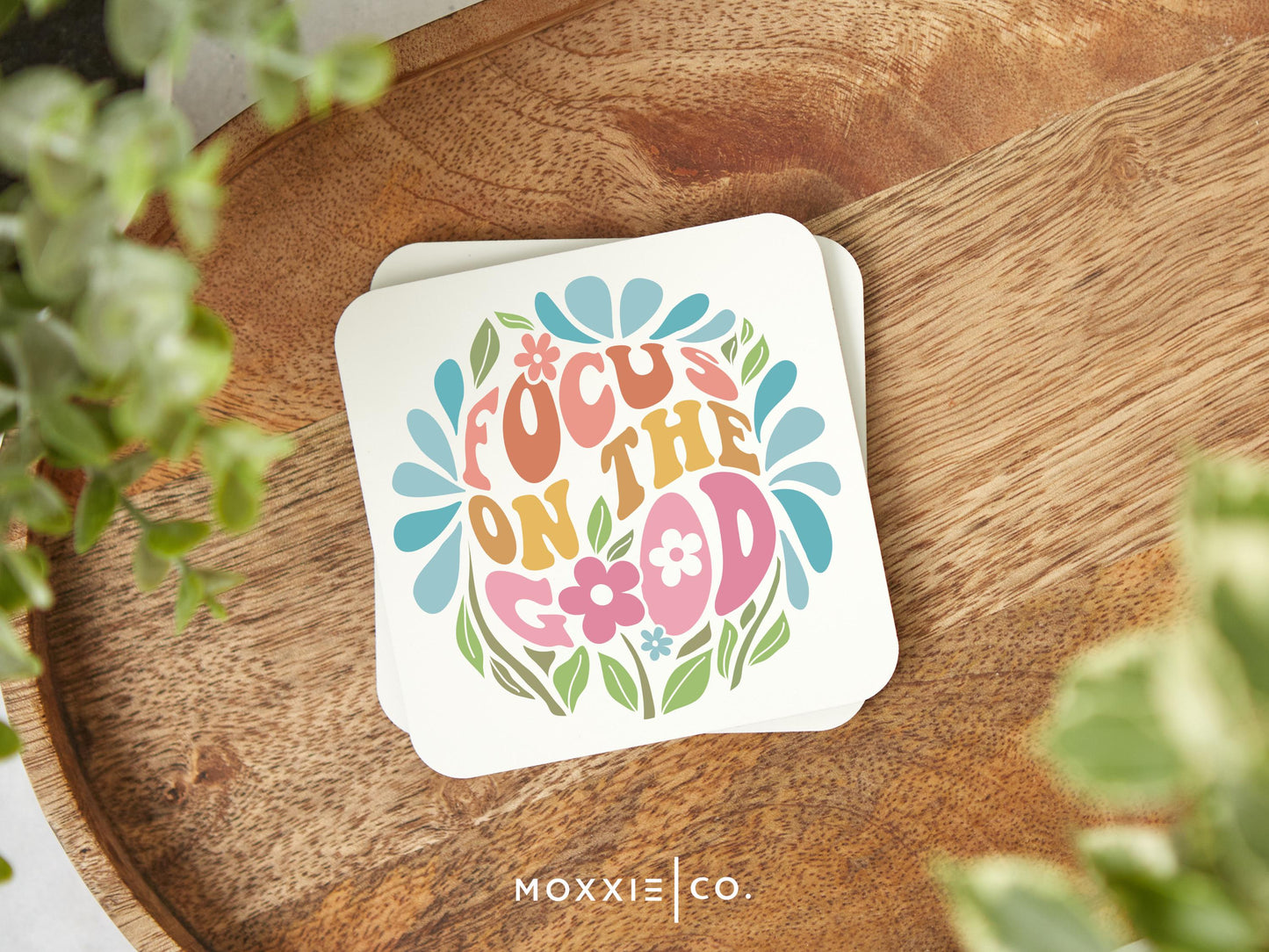 Focus on the Good" Motivational Magnet | Mental Health Awareness Uplifting Gift - Moxxie Co.