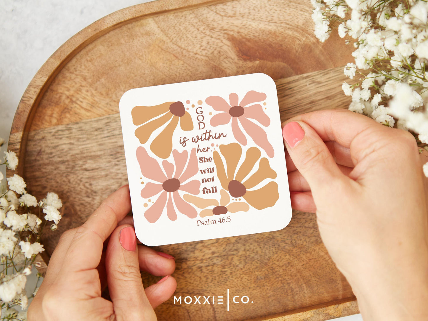 God is Within Her Psalm 46:5 Motivational Magnet | Bible Verse Inspirational Gift for Women - Moxxie Co.