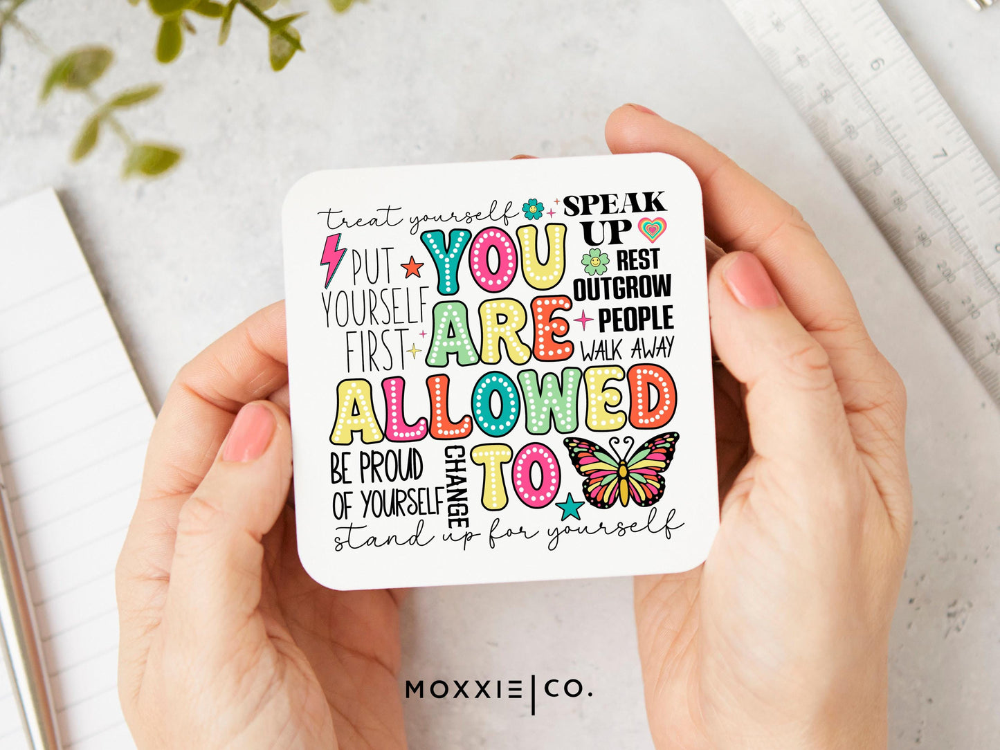 You Are Allowed to Change Motivational Magnet | Mental Health Awareness Inspirational Gift - Moxxie Co.