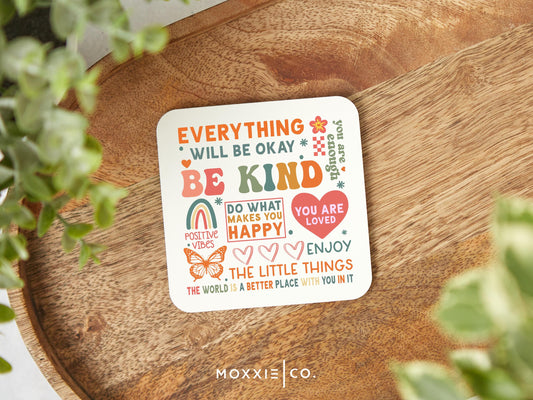 Be Kind Motivational Magnet | Inspirational Gift - Moxxie Co.