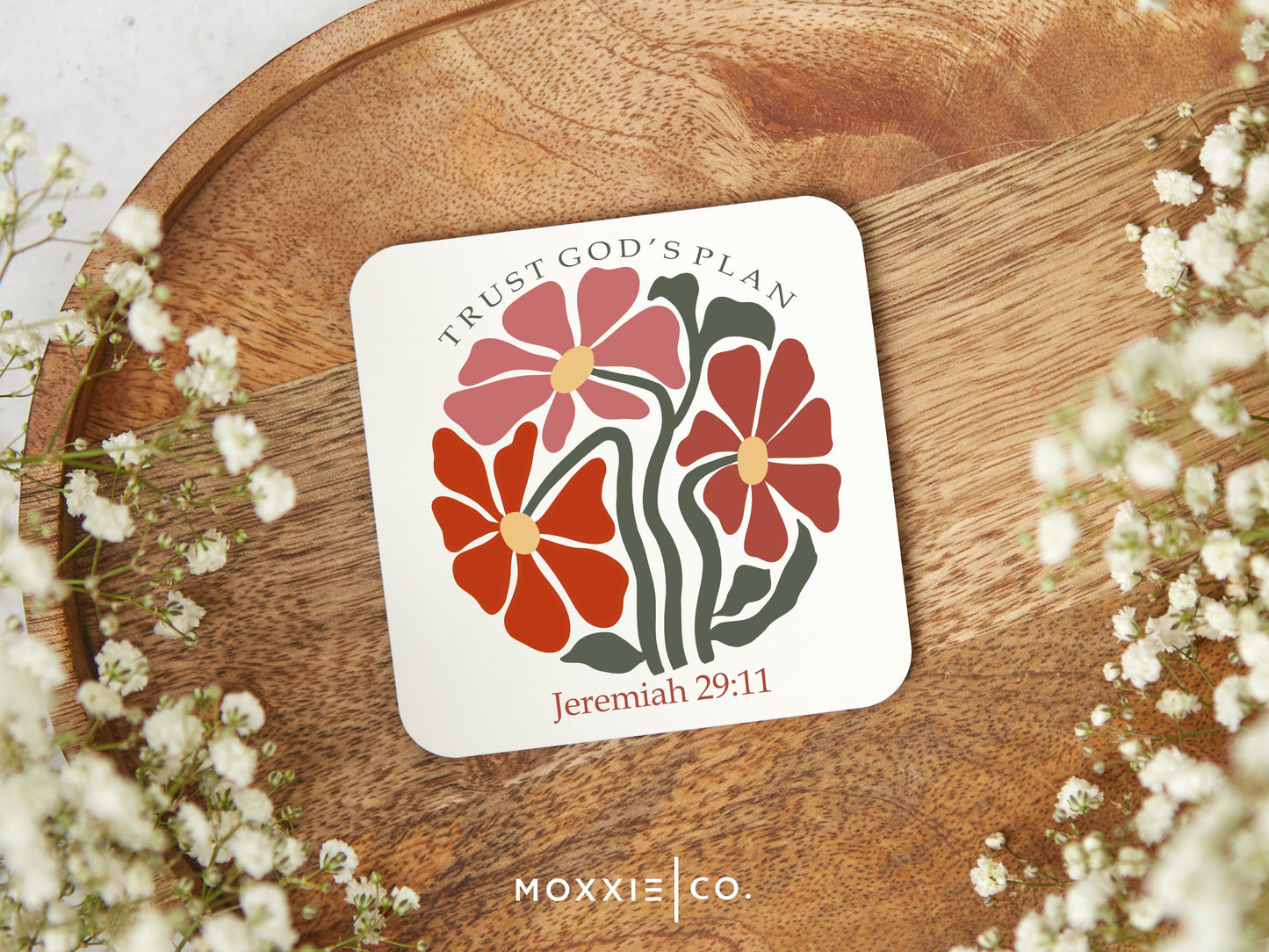 Trust God's Plan Jeremiah 29:11 Bible Verse Motivational Magnet | Inspirational Gift - Moxxie Co.