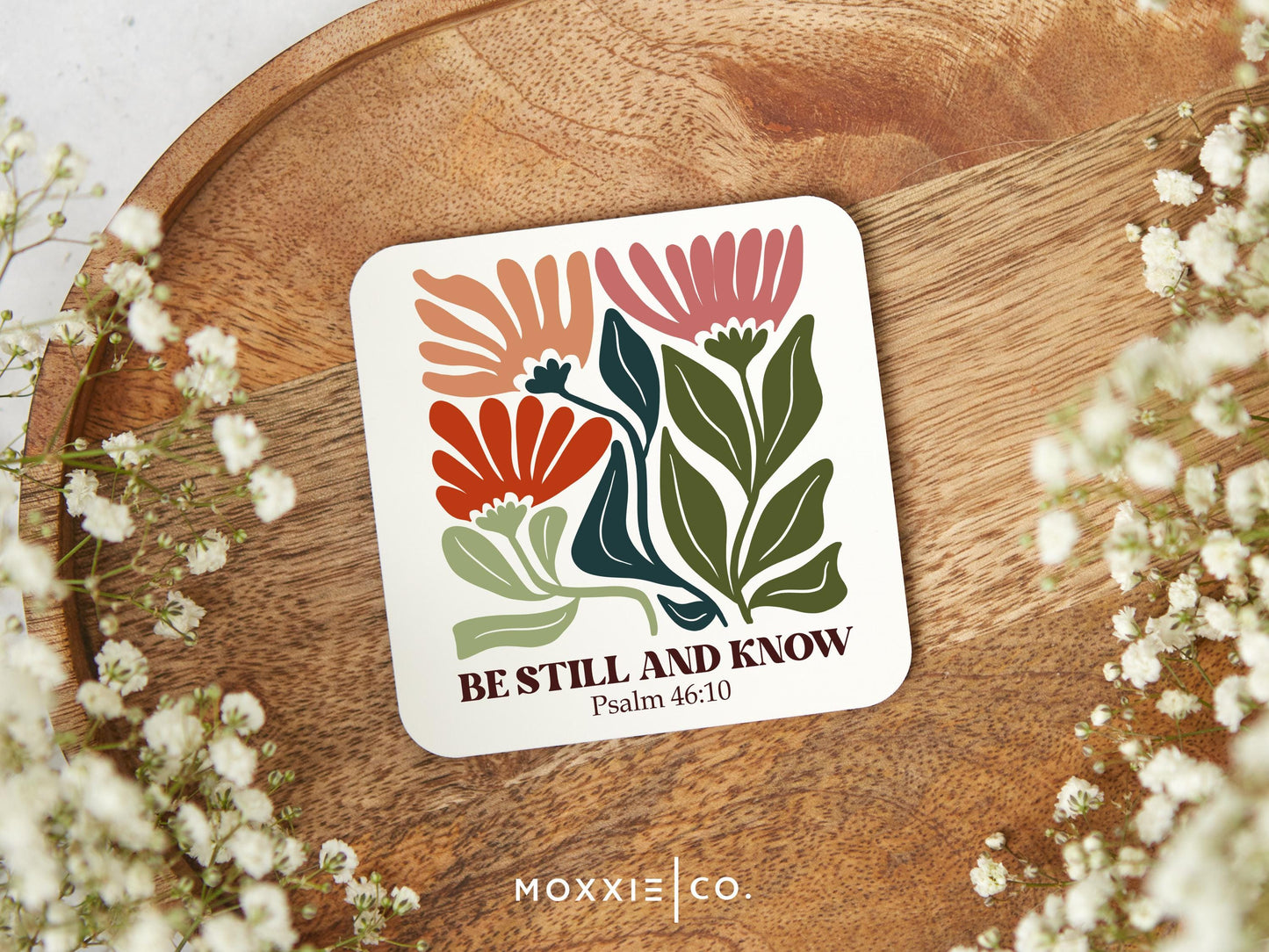 Be Still and Know Psalm 46:10 Bible Verse Motivational Magnet | Inspirational Gift - Moxxie Co.