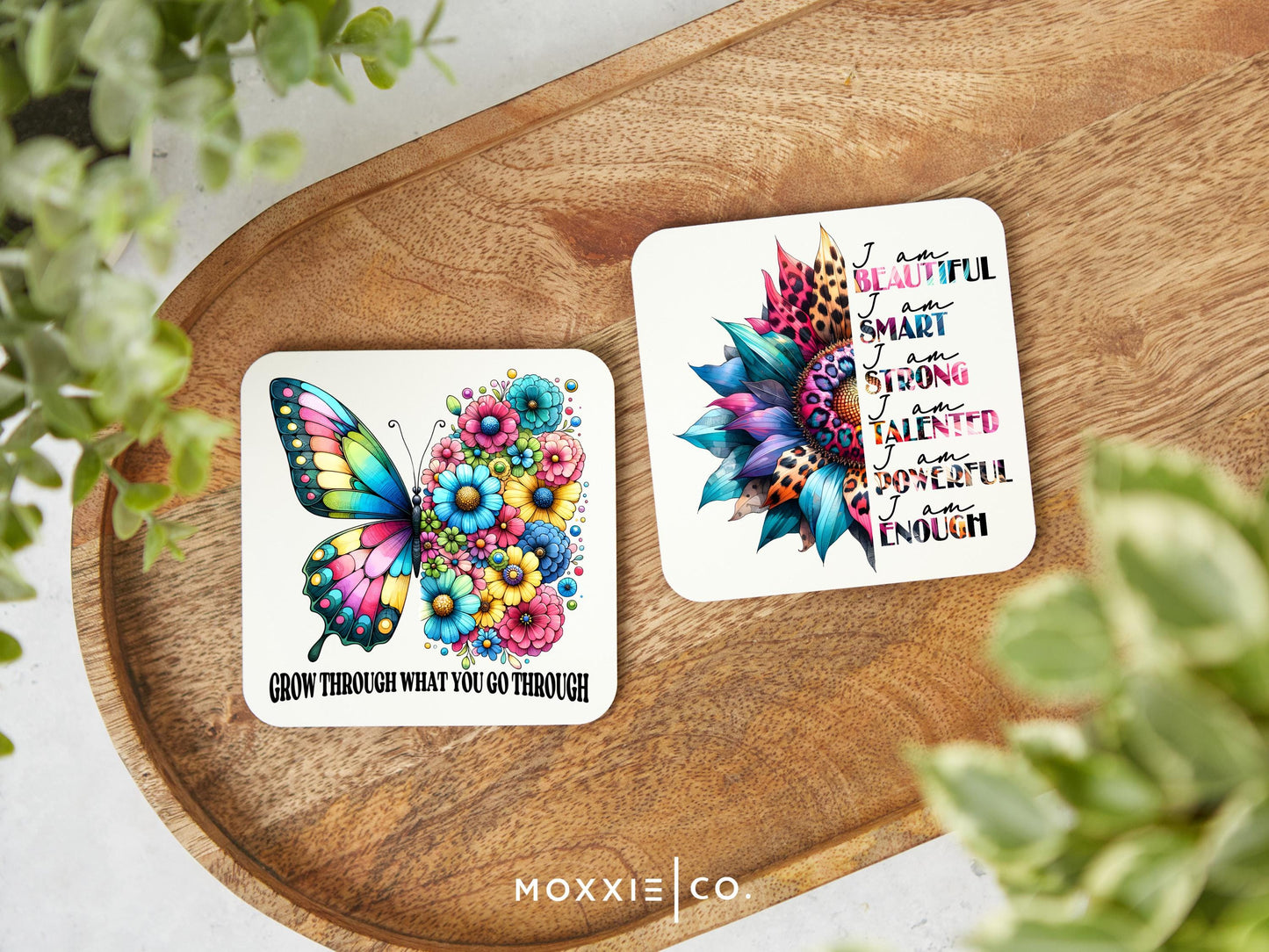 Grow Through What You Go Through Butterfly Bible Verse Motivational Magnet | Inspirational Gift - Moxxie Co.