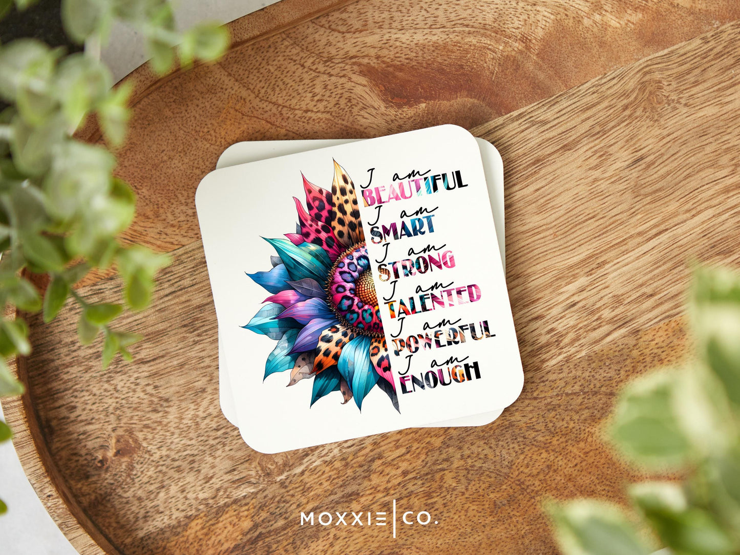 I am Beautiful I Am Smart I am Strong Mantras Motivational Magnet | Inspirational Gift - Moxxie Co.