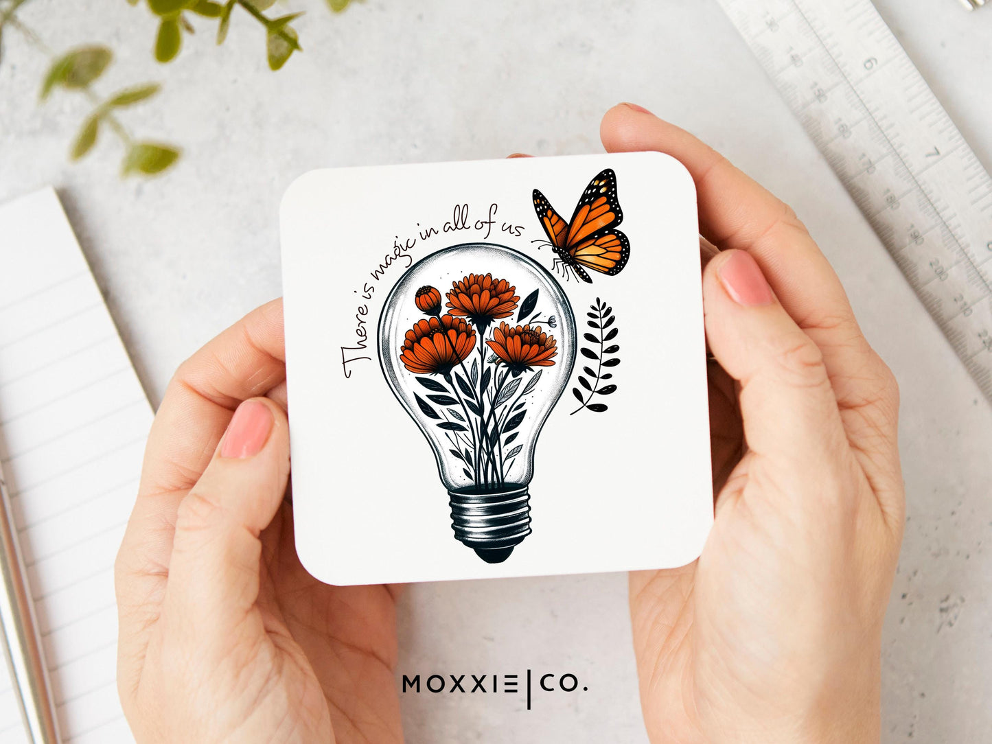 There is Magic in all of Us Butterfly Motivational Magnet | Inspirational Gift - Moxxie Co.