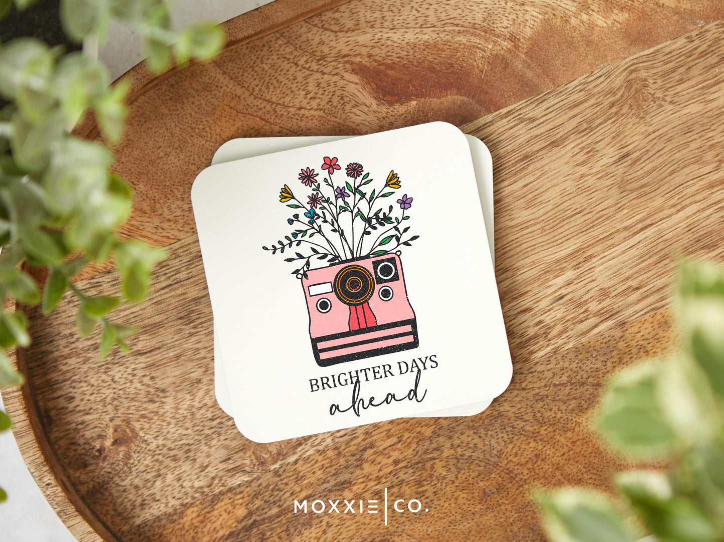 Brighter Days Ahead Photographer Vintage Floral Motivational Magnet | Inspirational Gift - Moxxie Co.