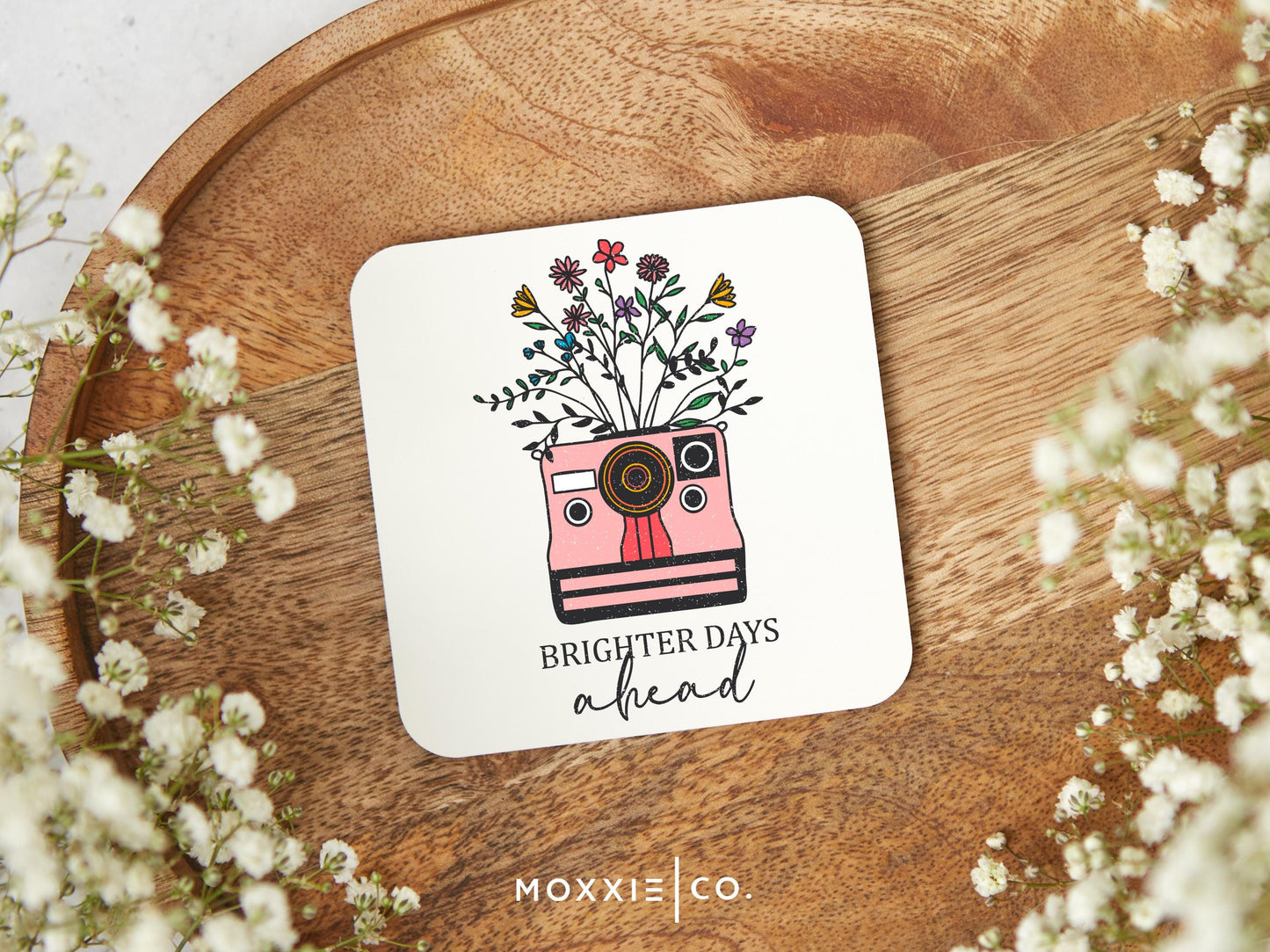 Brighter Days Ahead Photographer Vintage Floral Motivational Magnet | Inspirational Gift - Moxxie Co.