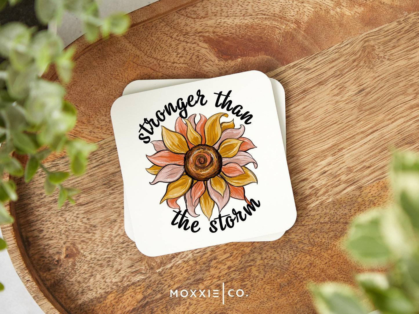 Stronger than the Storm Sunflower Mother's Day Gift Motivational Magnet | Inspirational Gift - Moxxie Co.