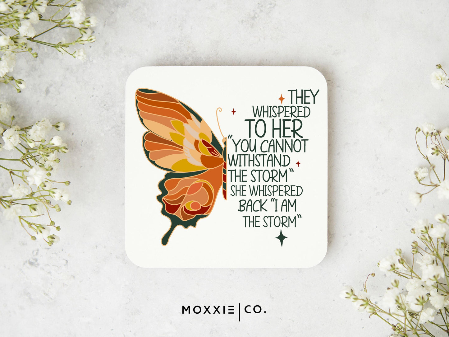 I am the the Storm Butterfly Mother's Day Gift Quote Motivational Magnet | Inspirational Gift - Moxxie Co.