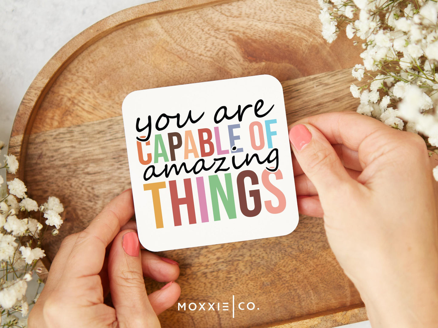 You Are Capable of Amazing Things Motivational Magnet | Inspirational Gift - Moxxie Co.