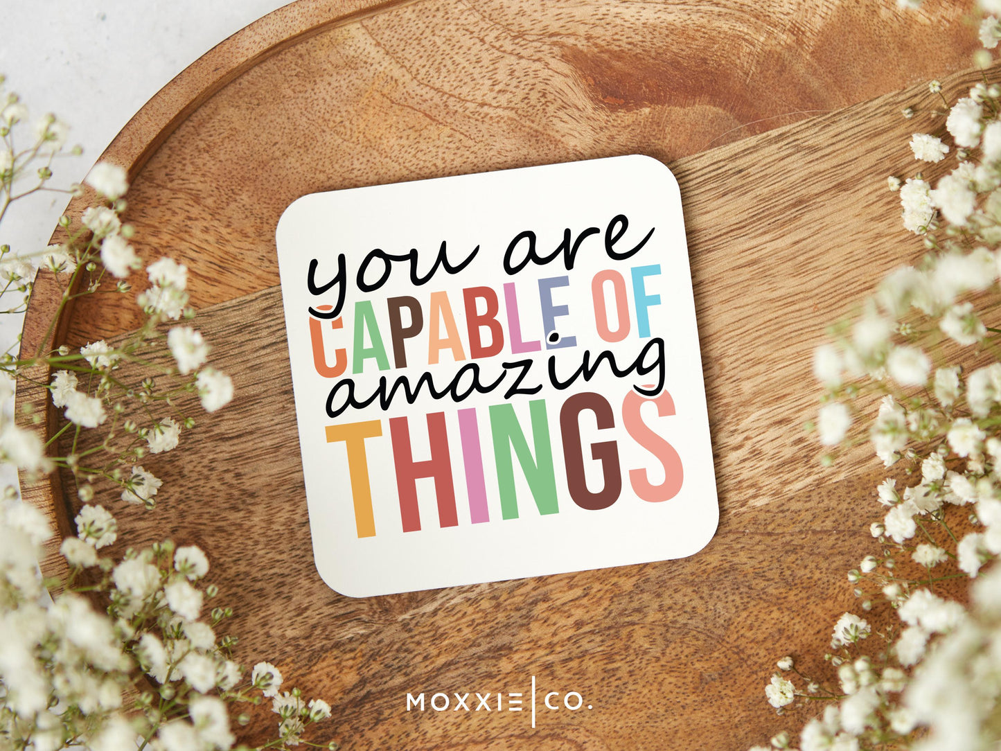 You Are Capable of Amazing Things Motivational Magnet | Inspirational Gift - Moxxie Co.