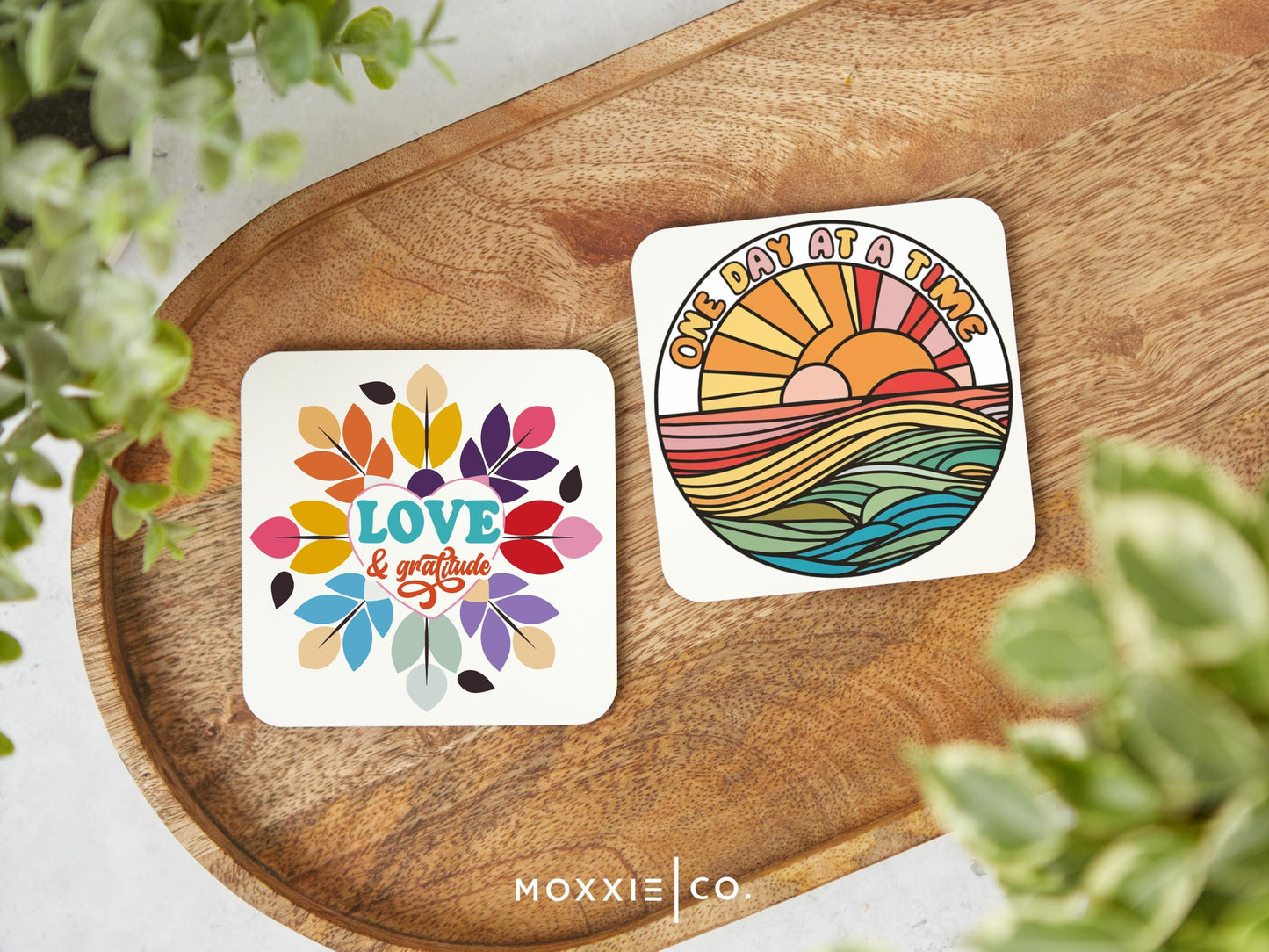 Love & Gratitude Motivational Magnet | Uplifting Gift for Home or Office - Moxxie Co.