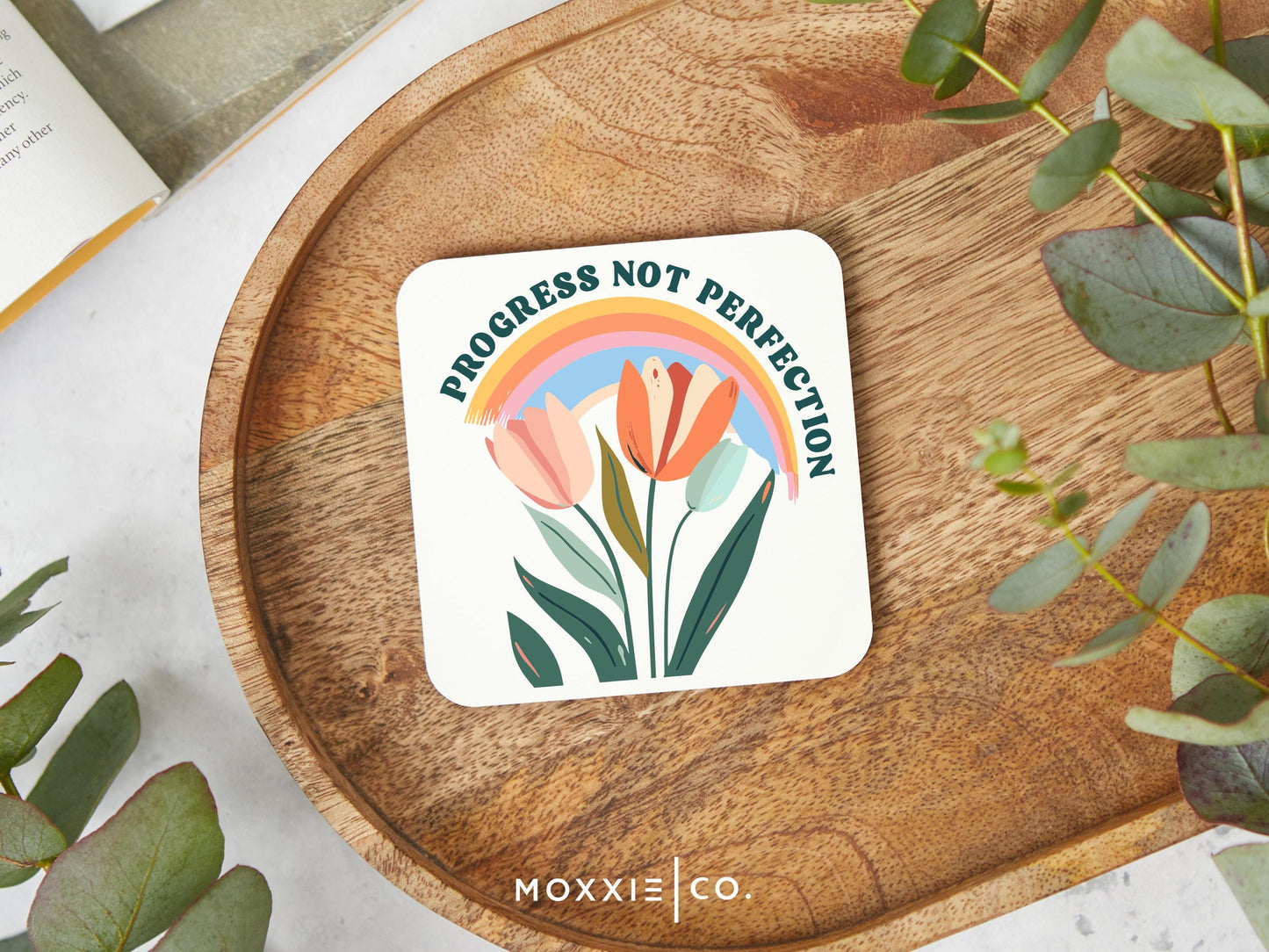 Progress Not Perfection Motivational Magnet | Inspirational Gift - Moxxie Co.