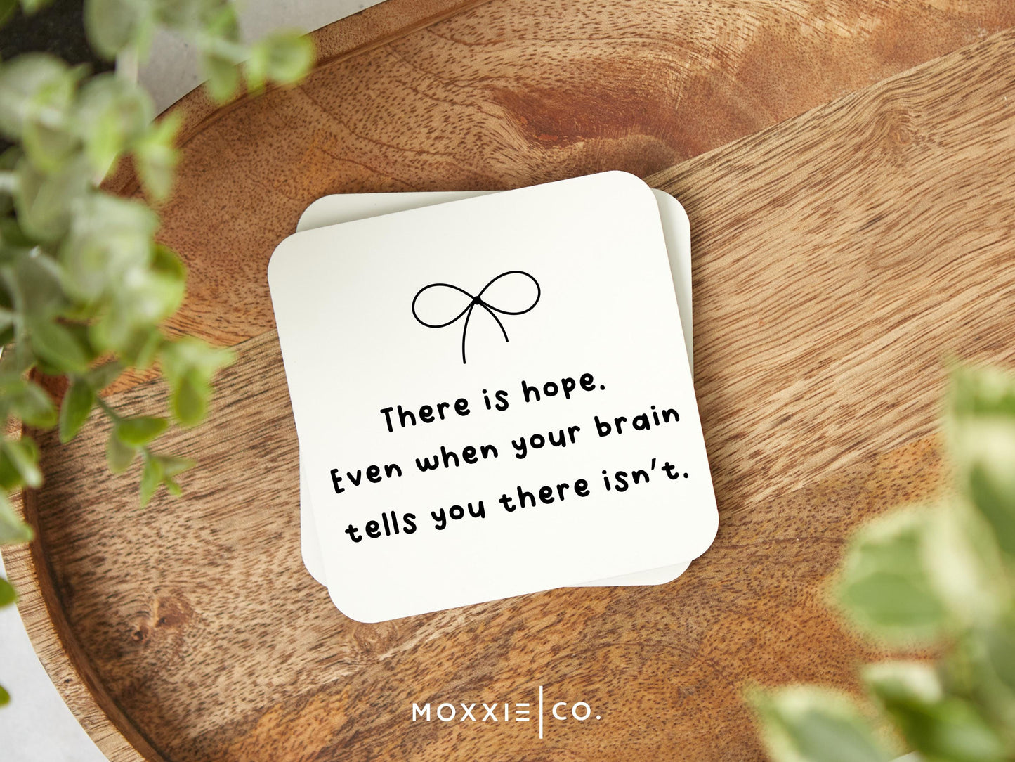 There is Hope Minimalist Motivational Magnet | Uplifting Gift for Mental Health - Moxxie Co.