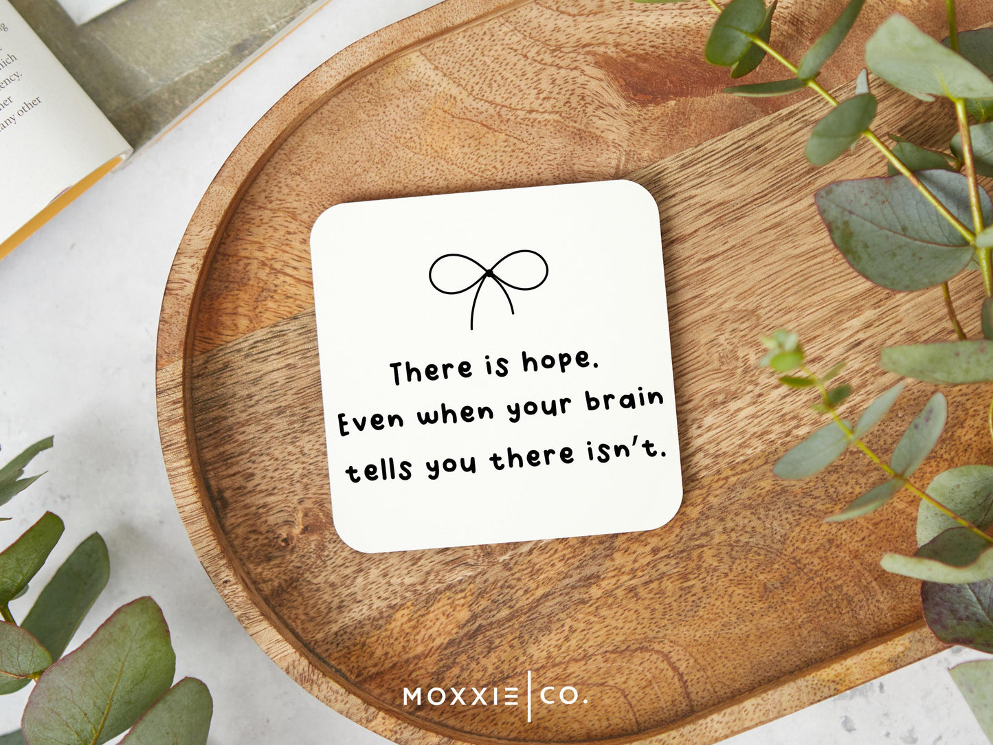 There is Hope Minimalist Motivational Magnet | Uplifting Gift for Mental Health - Moxxie Co.