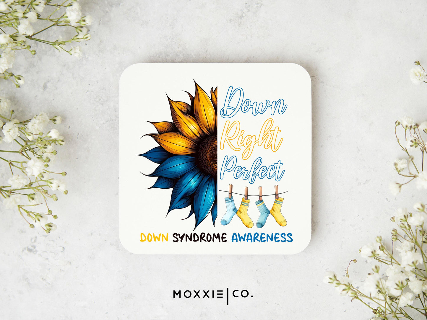 Down Right Perfect Down Syndrome Awareness Magnet | Uplifting Gift - Moxxie Co.