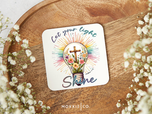 Let Your Light Shine Matthew 5:16 Motivational Magnet | Inspirational Gift - Moxxie Co.