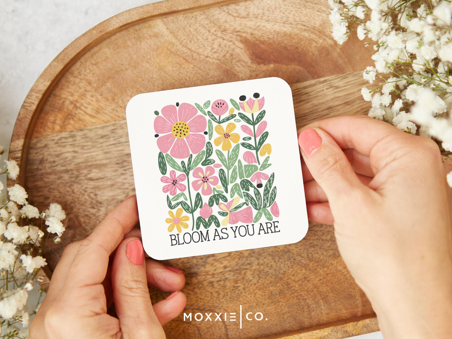 Bloom As You Are Floral Motivational Magnet | Inspirational Gift - Moxxie Co.