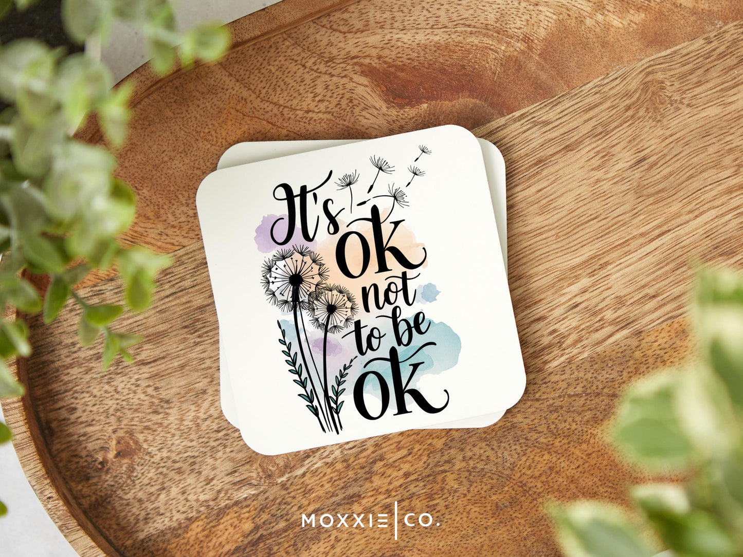 Its Ok Not to Be Ok Motivational Magnet | Mental Health Awareness Gift - Moxxie Co.
