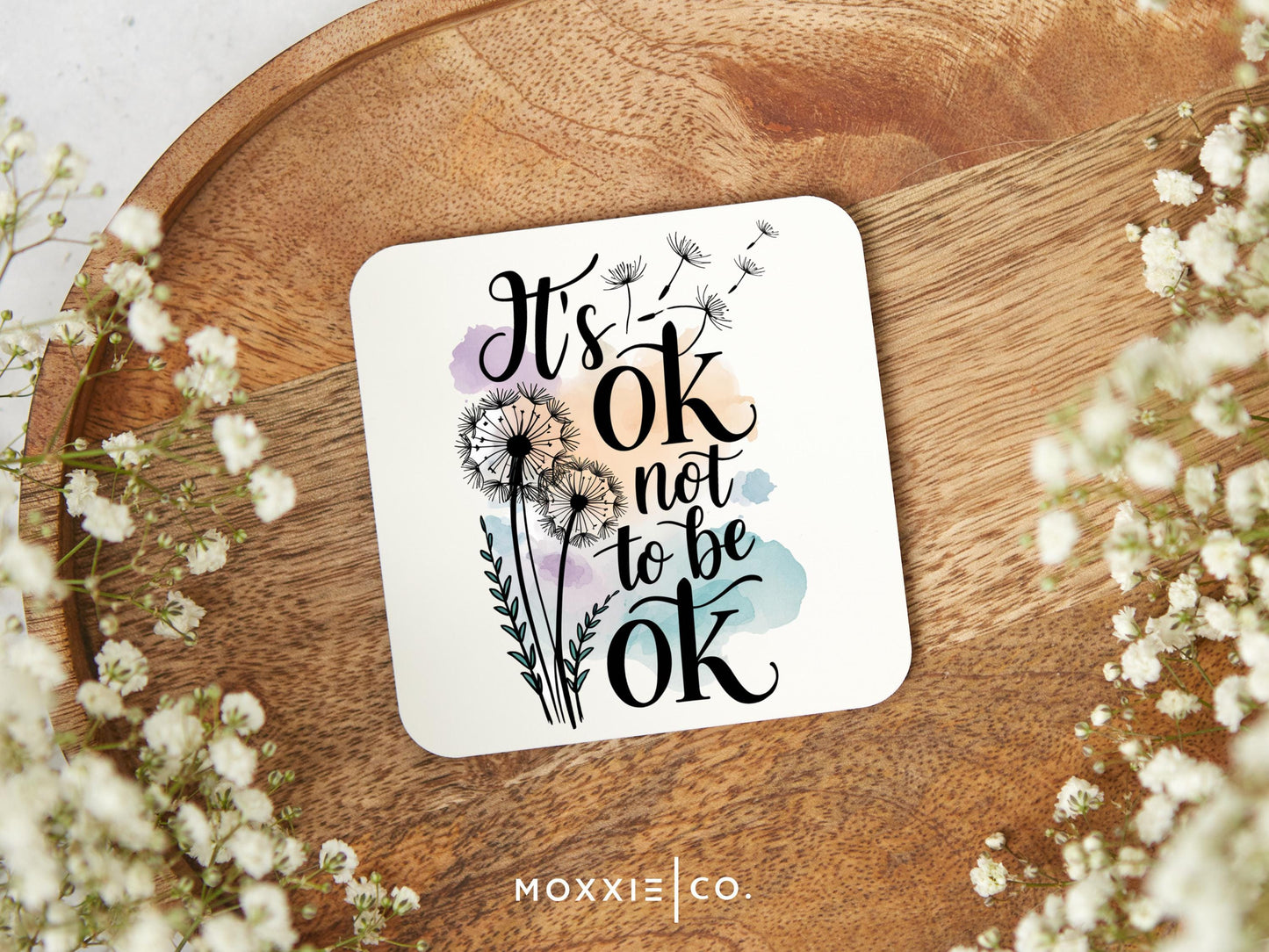 Its Ok Not to Be Ok Motivational Magnet | Mental Health Awareness Gift - Moxxie Co.