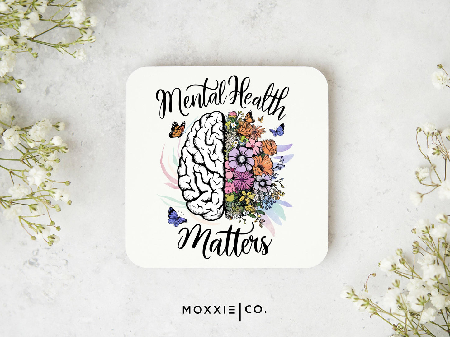 Mental Health Matters Motivational Magnet | Inspirational Gift - Moxxie Co.