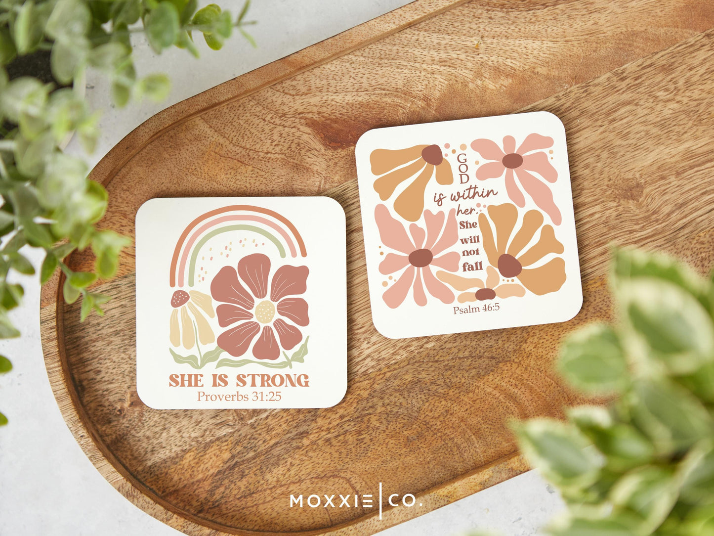 She is Strong Proverbs 31:25 Motivational Magnet | Bible Verse Inspirational Gift for Women - Moxxie Co.