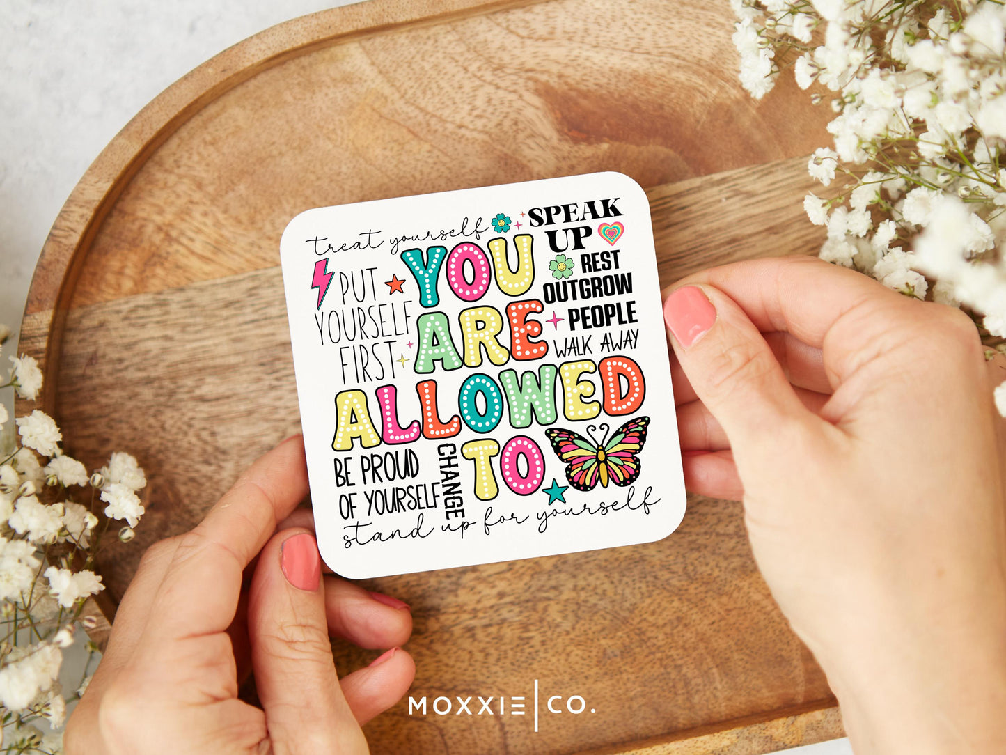 You Are Allowed to Change Motivational Magnet | Mental Health Awareness Inspirational Gift - Moxxie Co.