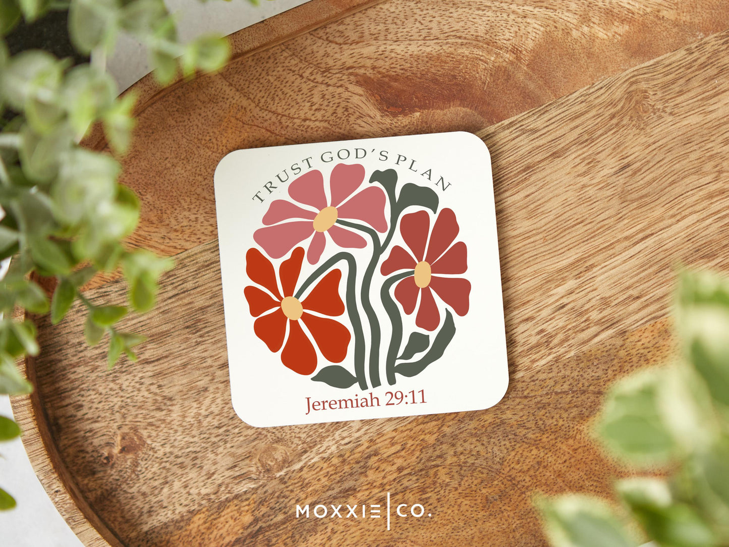 Trust God's Plan Jeremiah 29:11 Bible Verse Motivational Magnet | Inspirational Gift - Moxxie Co.