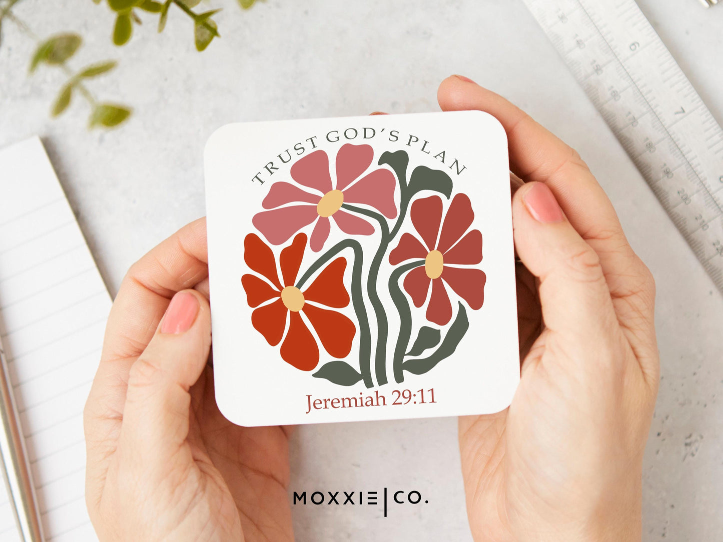 Trust God's Plan Jeremiah 29:11 Bible Verse Motivational Magnet | Inspirational Gift - Moxxie Co.