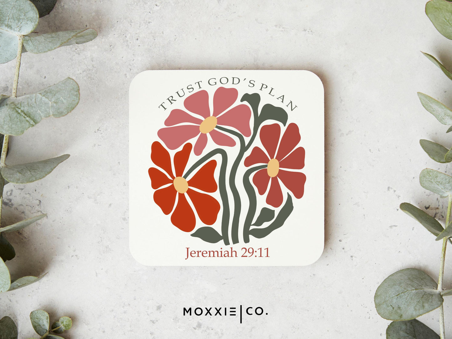 Trust God's Plan Jeremiah 29:11 Bible Verse Motivational Magnet | Inspirational Gift - Moxxie Co.