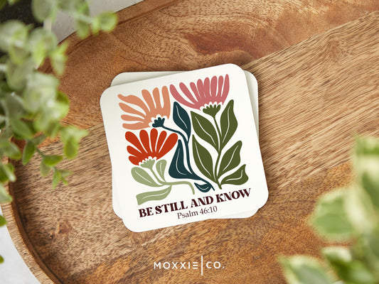 Be Still and Know Psalm 46:10 Bible Verse Motivational Magnet | Inspirational Gift - Moxxie Co.