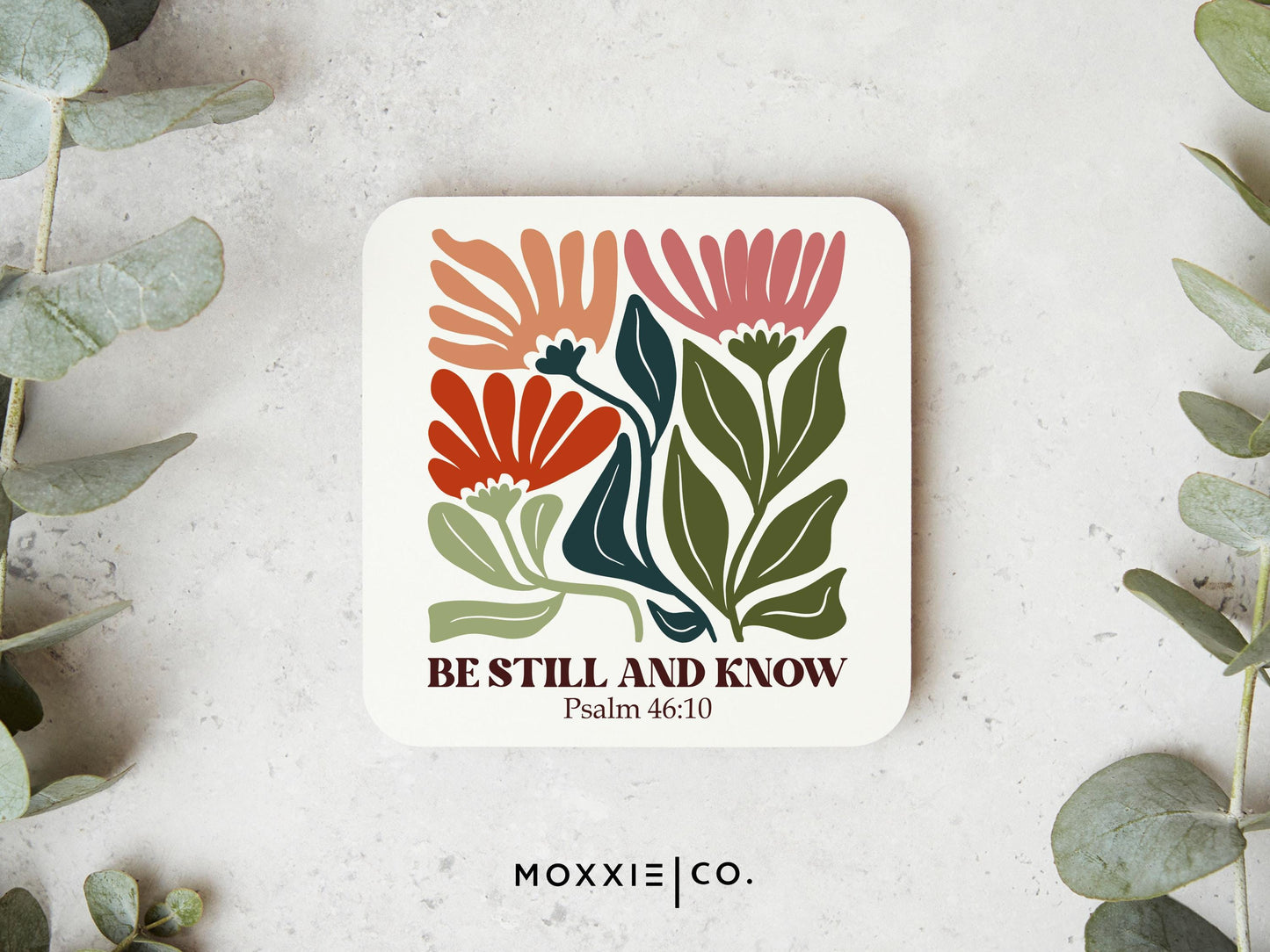 Be Still and Know Psalm 46:10 Bible Verse Motivational Magnet | Inspirational Gift - Moxxie Co.