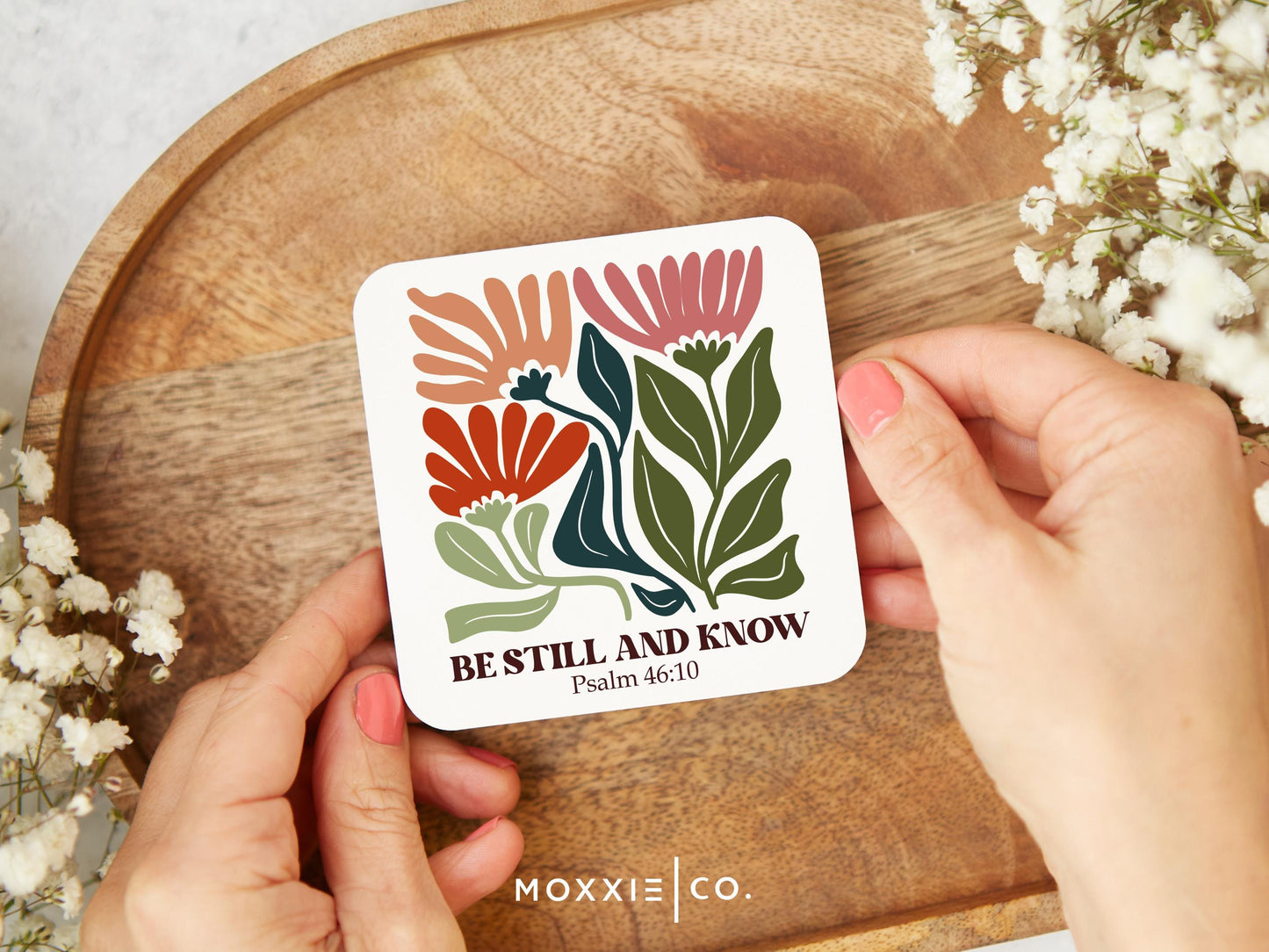 Be Still and Know Psalm 46:10 Bible Verse Motivational Magnet | Inspirational Gift - Moxxie Co.