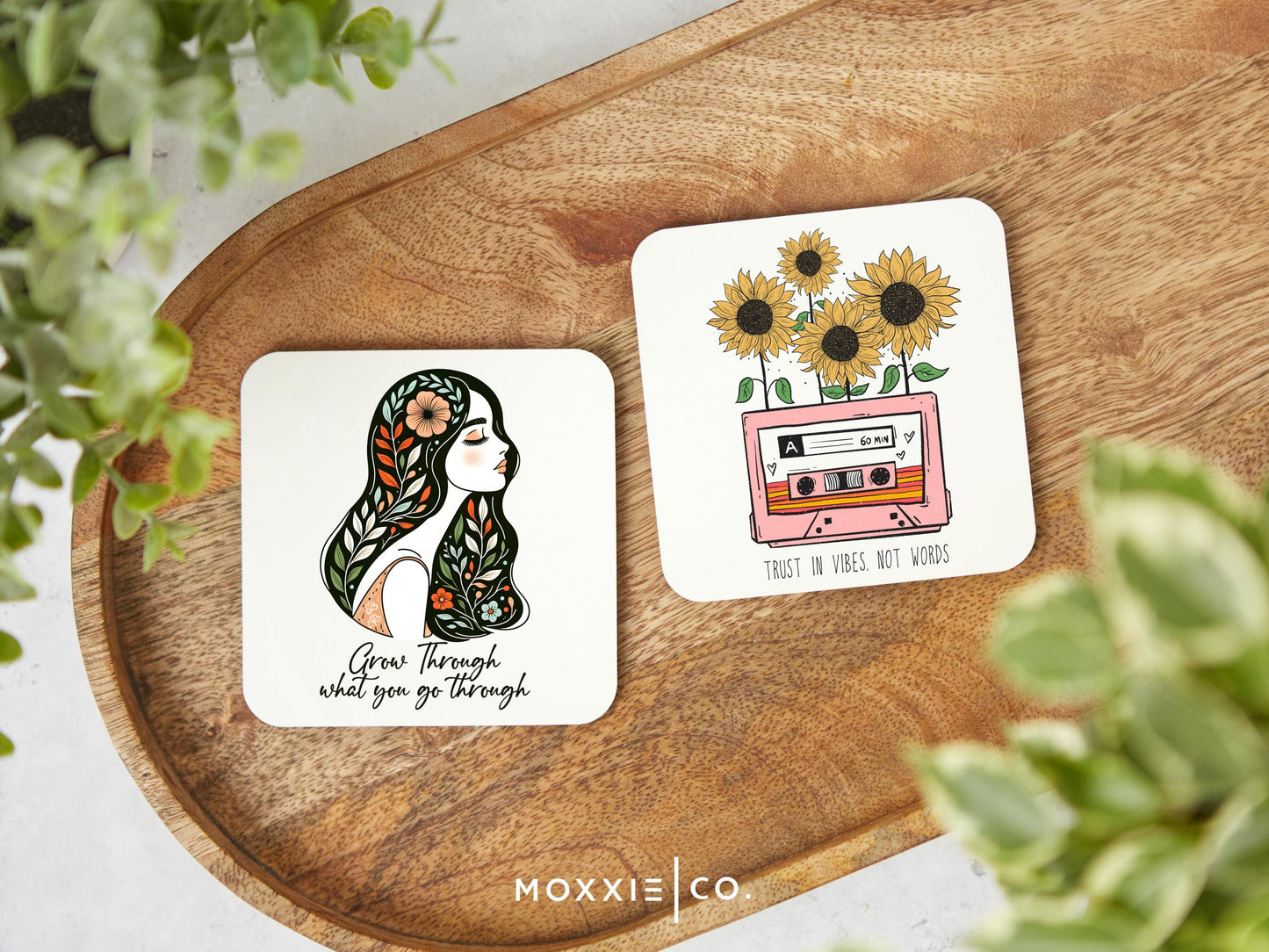 Grow Through What You Go Through Boho Motivational Magnet | Inspirational Gift - Moxxie Co.