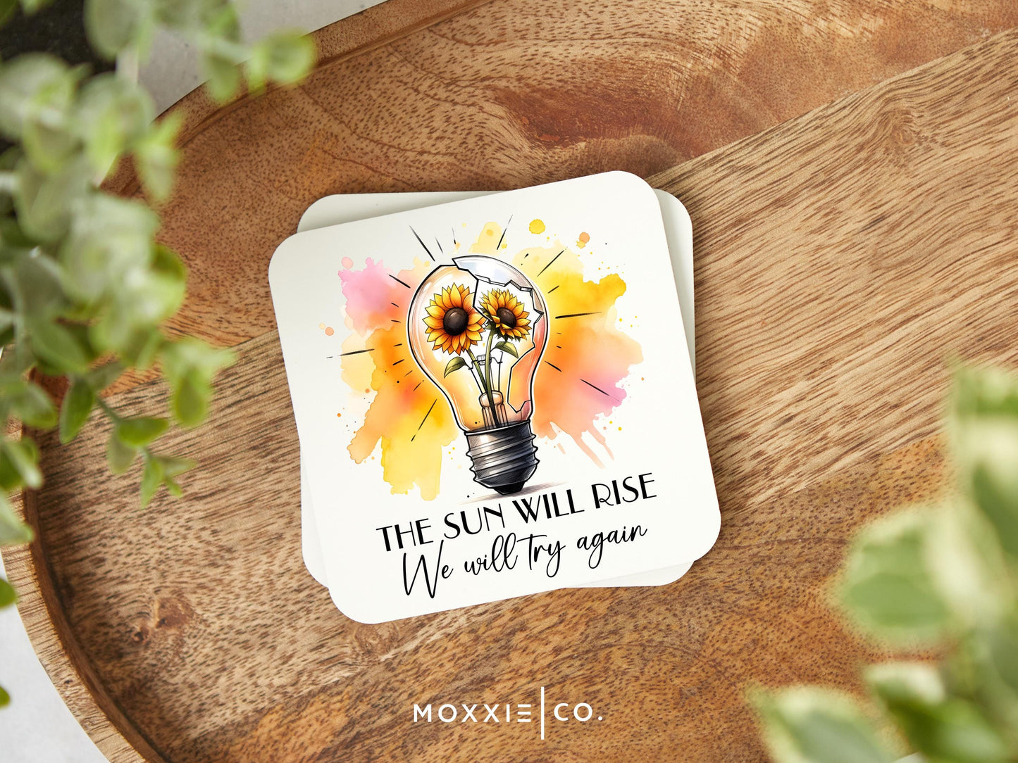 The Sun Will Rise We Will Try Again Motivational Magnet | Inspirational Gift - Moxxie Co.