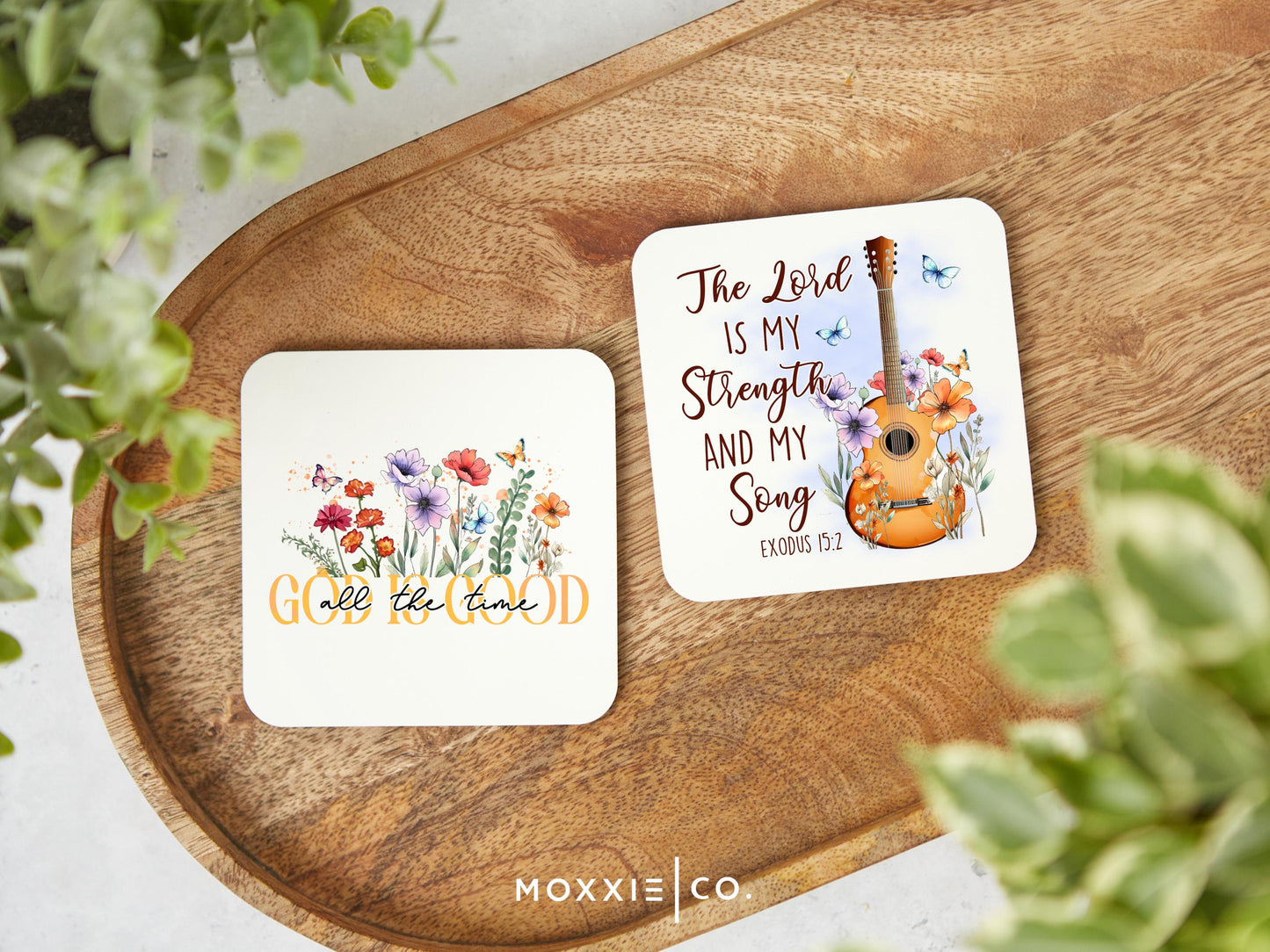 God is Good All the Time Christian Floral Motivational Magnet | Inspirational Gift - Moxxie Co.