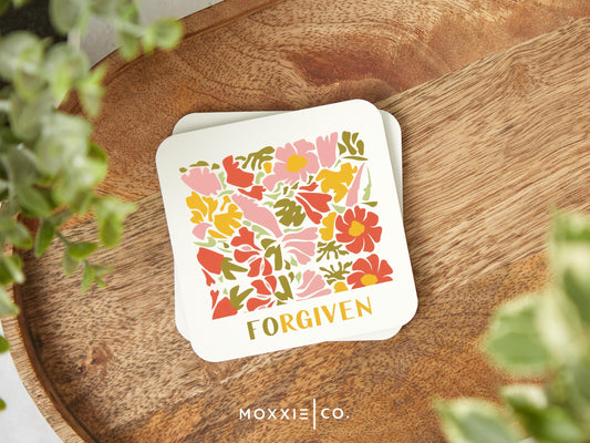 Forgiven Bible Verse Quote Motivational Magnet | Inspirational Gift - Moxxie Co.