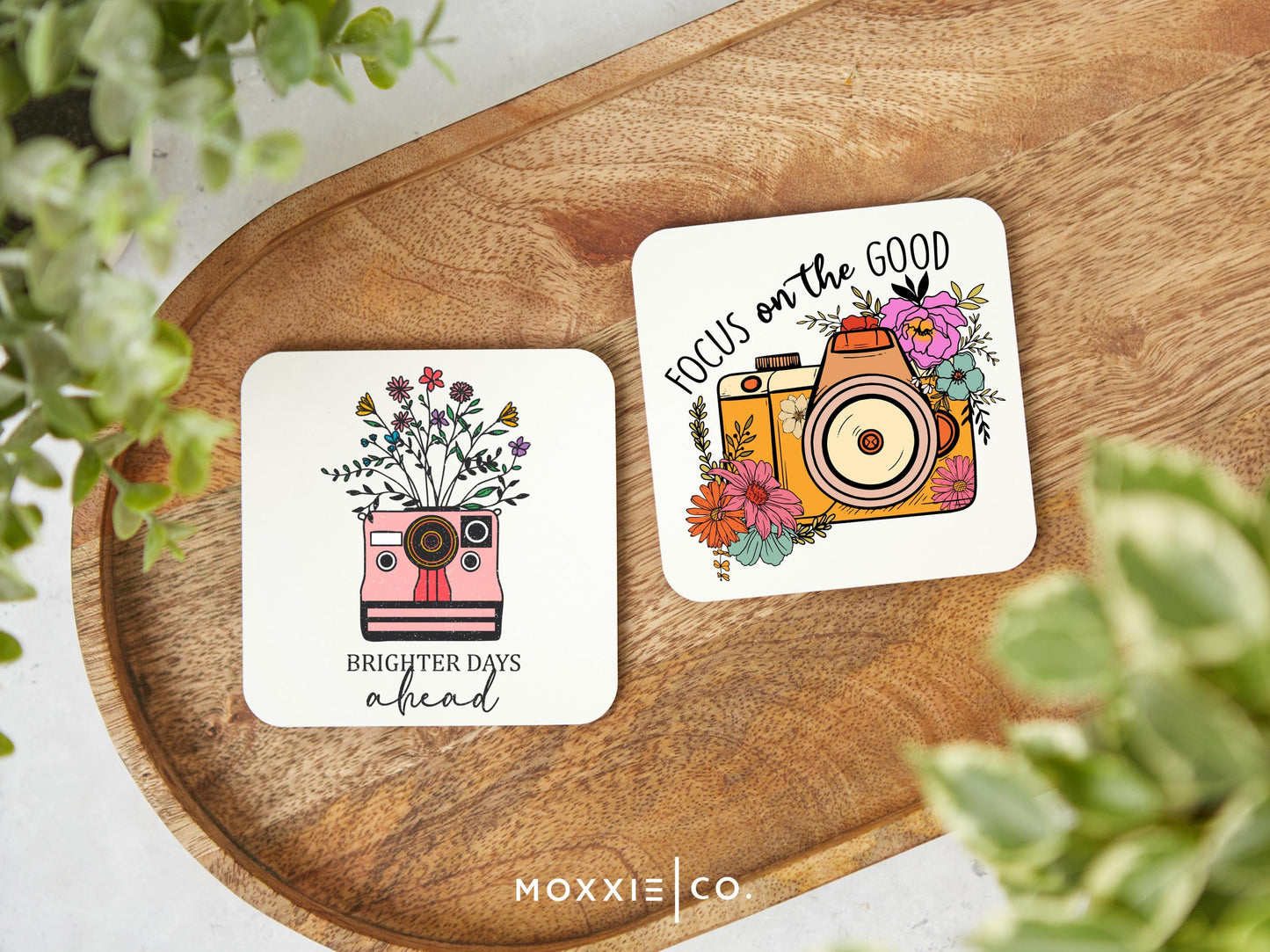 Brighter Days Ahead Photographer Vintage Floral Motivational Magnet | Inspirational Gift - Moxxie Co.