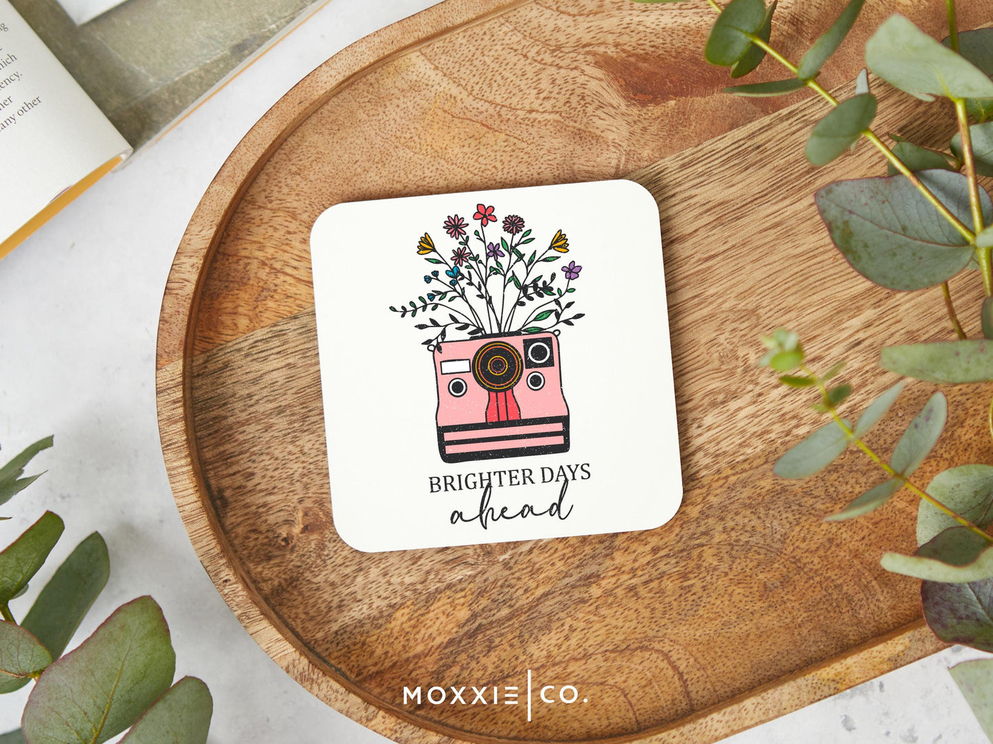 Brighter Days Ahead Photographer Vintage Floral Motivational Magnet | Inspirational Gift - Moxxie Co.
