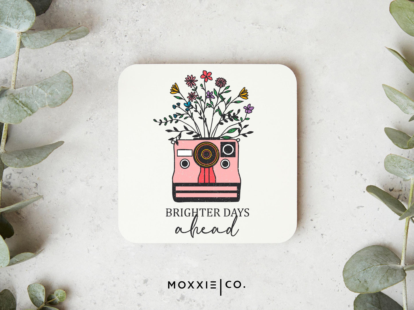 Brighter Days Ahead Photographer Vintage Floral Motivational Magnet | Inspirational Gift - Moxxie Co.