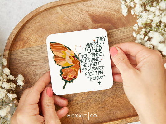 I am the the Storm Butterfly Mother's Day Gift Quote Motivational Magnet | Inspirational Gift - Moxxie Co.