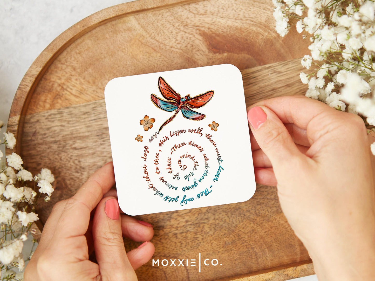 The Rule of Three Dragonfly Dragonfly Mother's Day Gift Quote Motivational Magnet | Inspirational Gift - Moxxie Co.