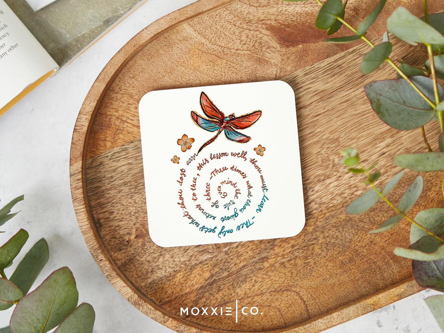 The Rule of Three Dragonfly Dragonfly Mother's Day Gift Quote Motivational Magnet | Inspirational Gift - Moxxie Co.