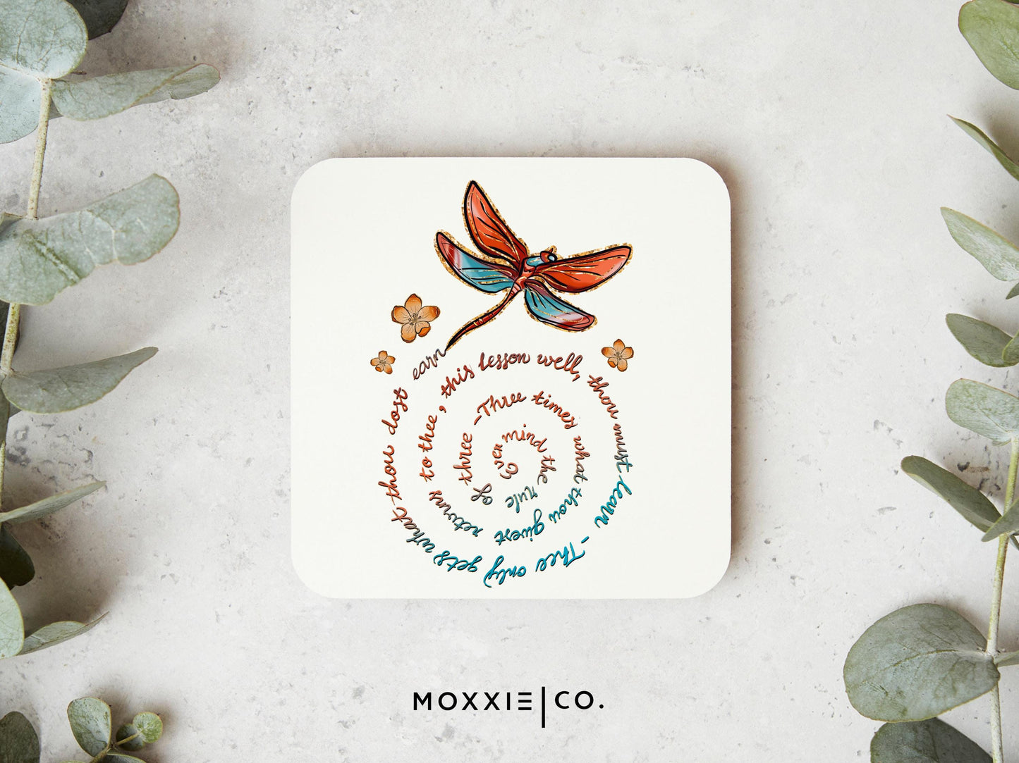 The Rule of Three Dragonfly Dragonfly Mother's Day Gift Quote Motivational Magnet | Inspirational Gift - Moxxie Co.