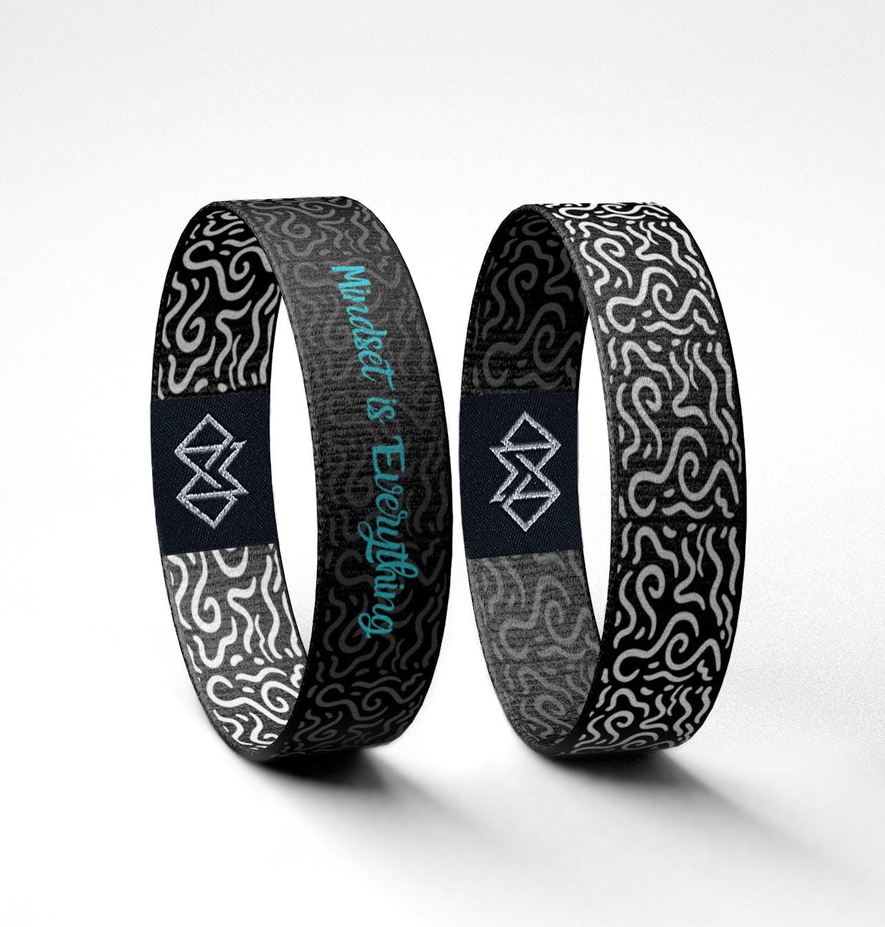 Mindset is Everything Motivational Wristband Reversible Bracelet // Gifts for Her // Gifts for Him // Inspirational Gifts //
