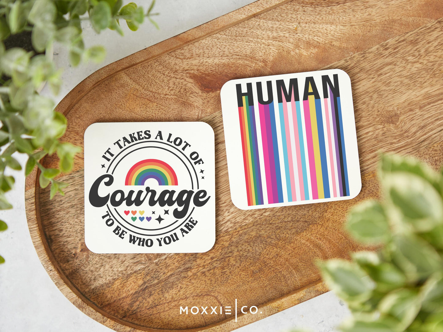 It Takes A Lot of Courage to be Who You Are Inclusive Ally LGBTQ Motivational Magnet | Inspirational Gift - Moxxie Co.