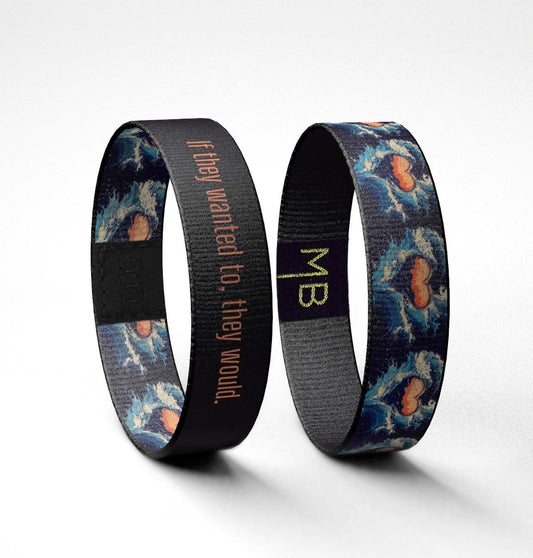If They Wanted To, They Would Wristband  Reversible Empowerment Bracelet | Heartbreak Recovery Gift | Mental Health Awareness Band