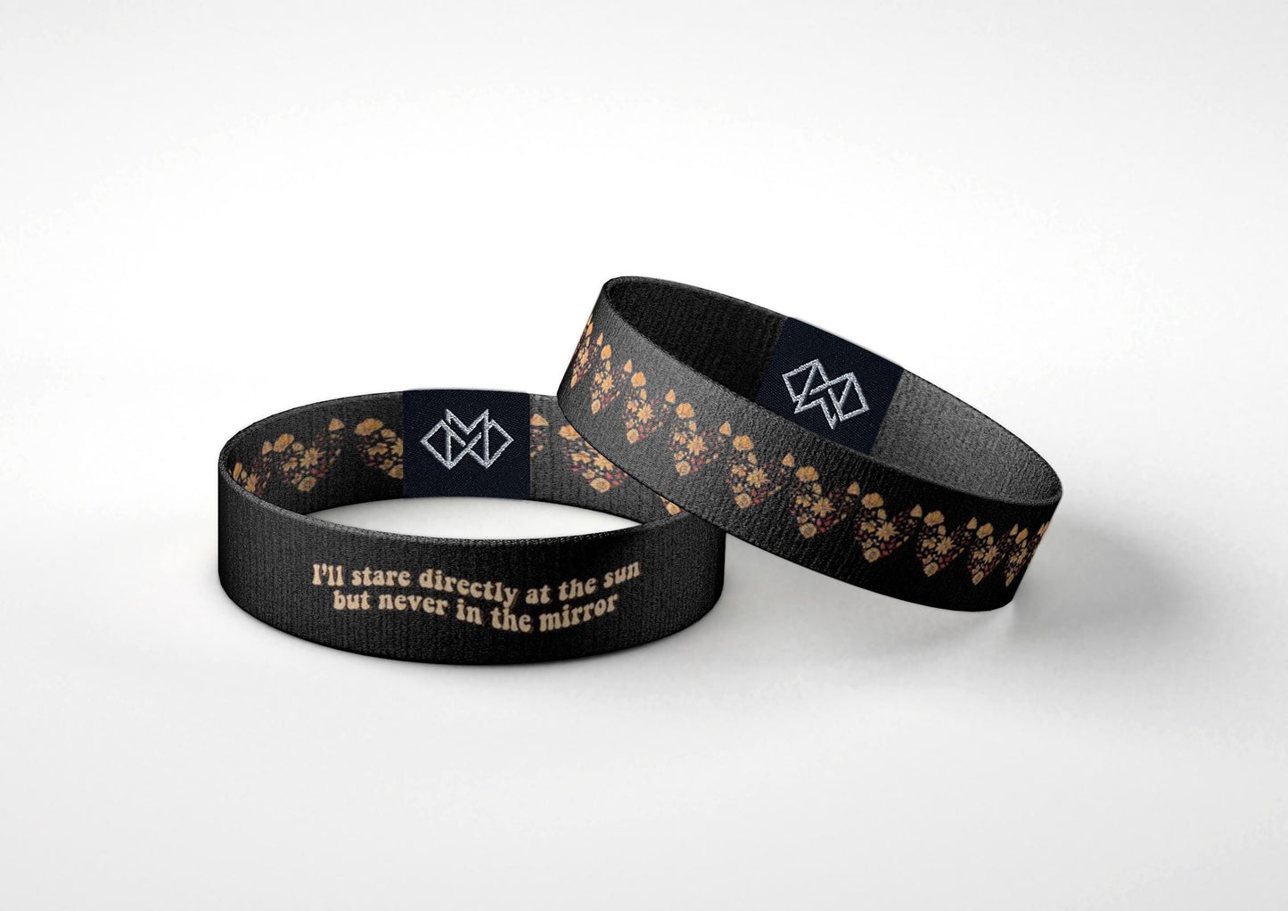 Ill Stare Directly at the Sun Wristband | Reversible Inspirational Bracelet | T Swift Inspired Mental Health Awareness Gift by MoxxieBands