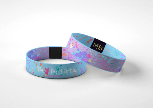 Be Artistic Wristband  Reversible Creative Expression Bracelet | Art-Inspired Gift for Kids, Creators, and Color Lovers