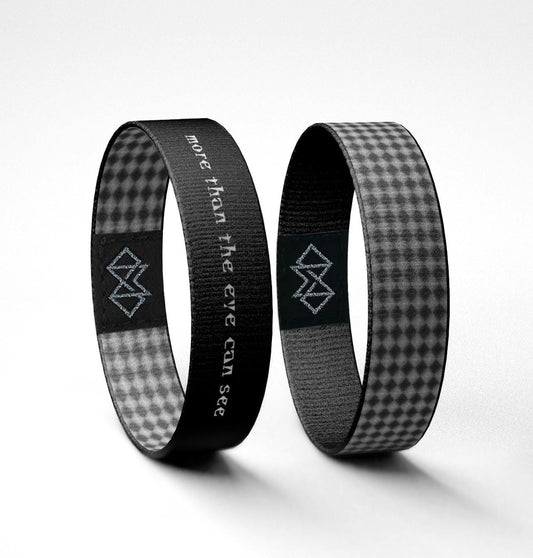 More Than the Eye Can See Bracelet  Reversible Optical Illusion Style | Self Worth Reminder | Mental Health Awareness Gift